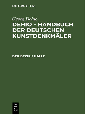 cover image of Der Bezirk Halle